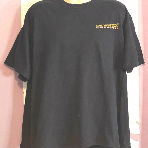 "Look Who's Back" Camaro Men's Graphic T-Shirt Size: 2XL Black Gildan Tag - Picture 1 of 8